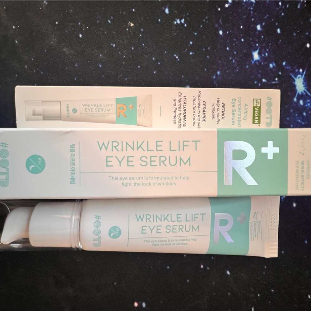 OOTD R+ Wrinkle Lift Eye Serum Retinol + Ceramide + Hyaluronate 30g NEW K-Beauty